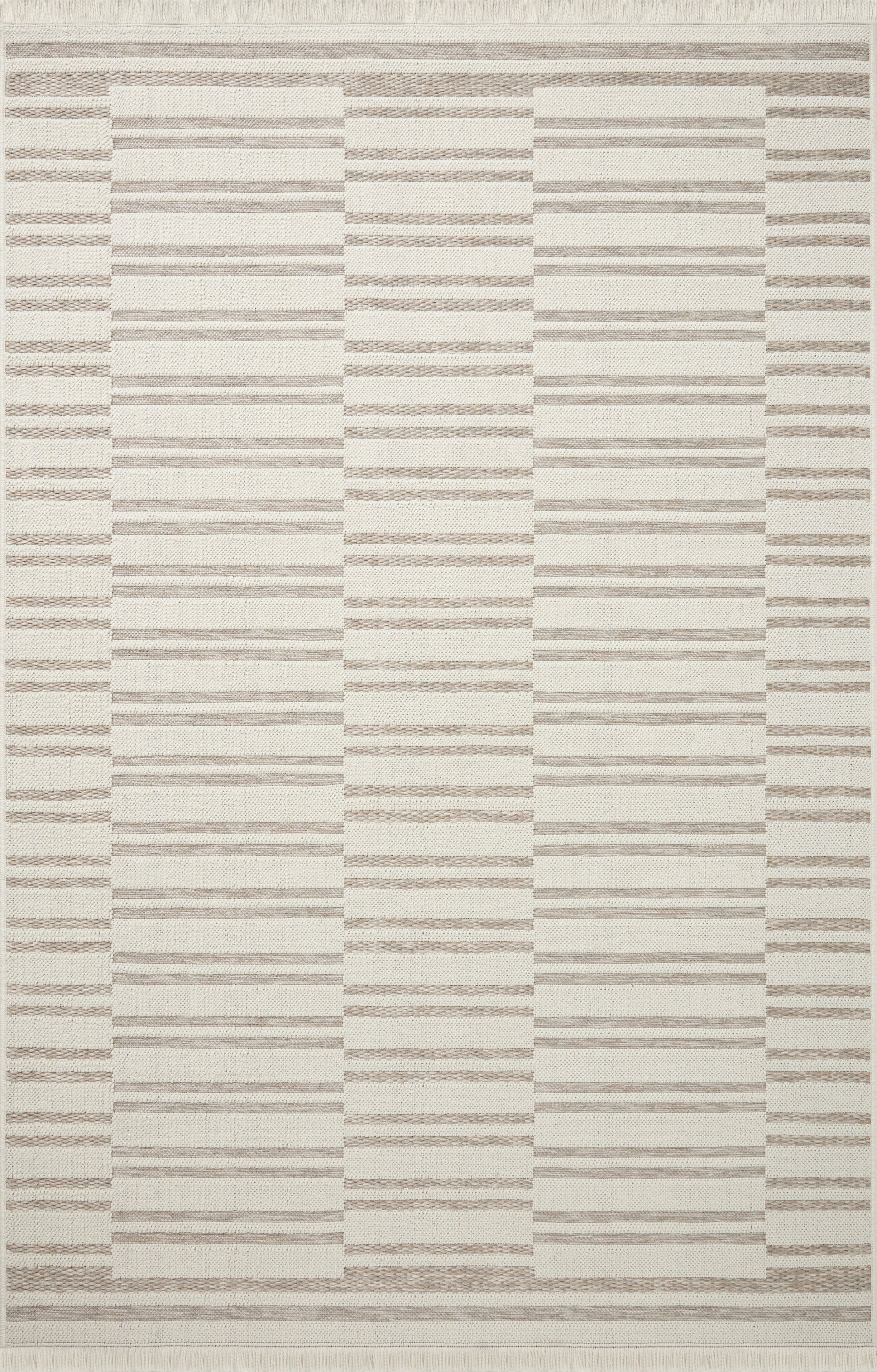 Amber Lewis x Loloi Malibu Ivory / Dove Area Rug