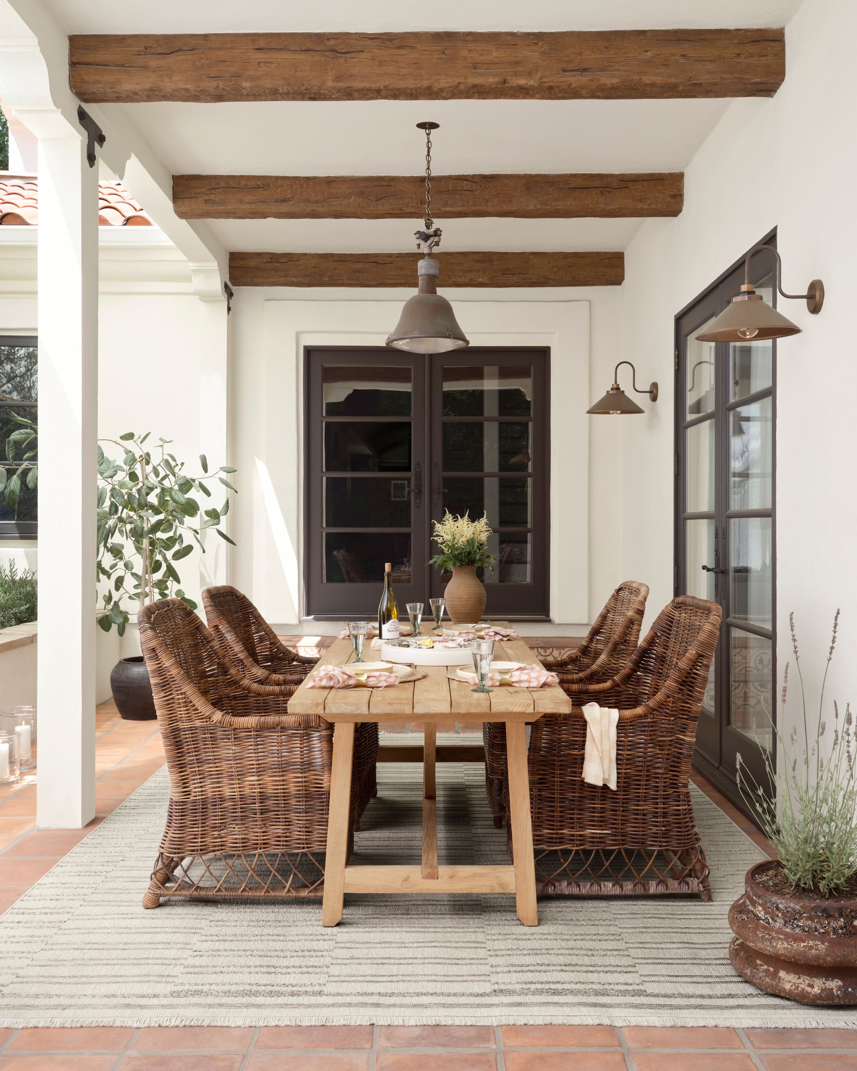 Amber Lewis x Loloi Malibu Ivory / Dove Area Rug - Image 5