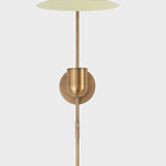 Mantis Plug - In Wall Light in Patina Brass