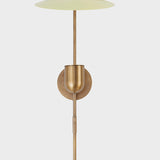 Mantis Plug - In Wall Light in Patina Brass