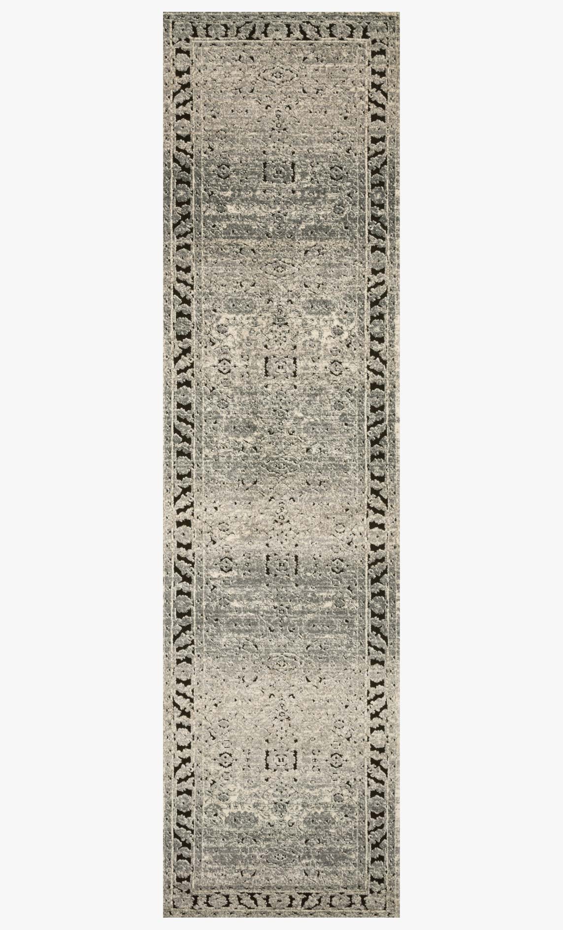 Loloi Millennium Grey / Charcoal Rug White Cliff Studio Area Rugs