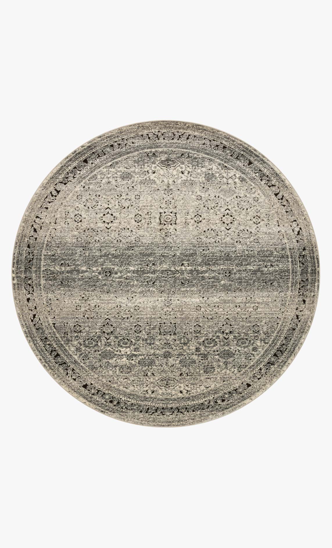 Loloi Millennium Grey / Charcoal Rug White Cliff Studio Area Rugs