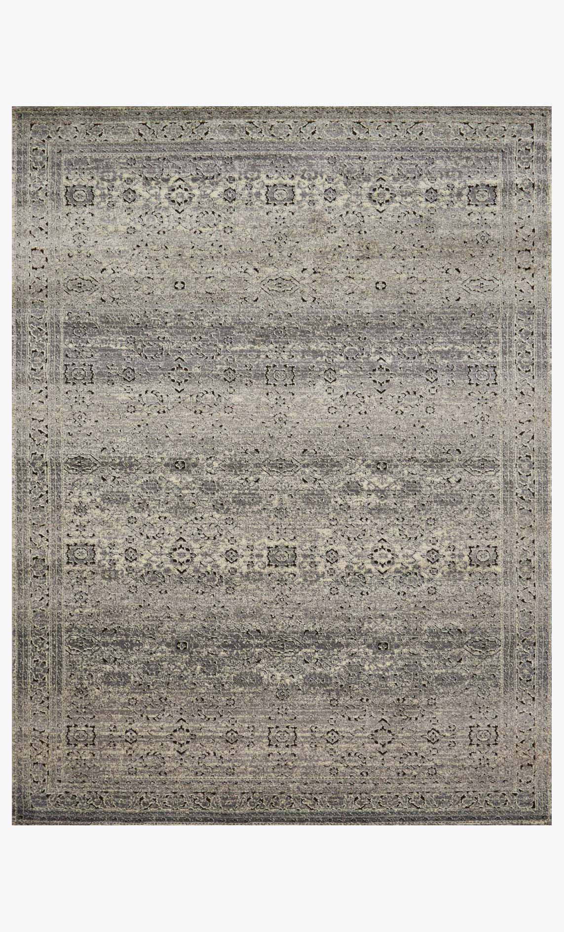 Loloi Millennium Grey / Charcoal Rug White Cliff Studio Area Rugs