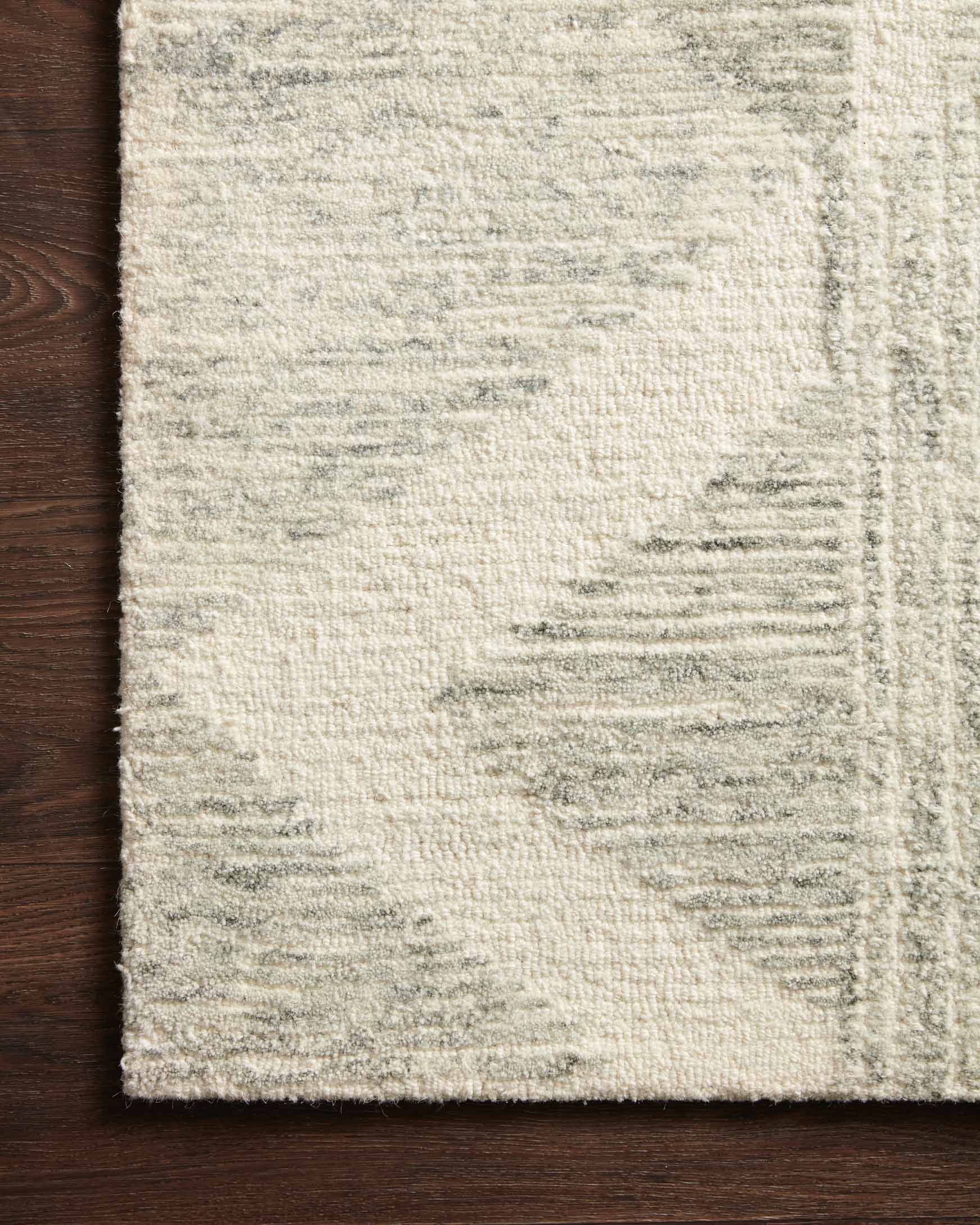 Loloi Milo Lt Grey / Granite Rug White Cliff Studio Area Rugs