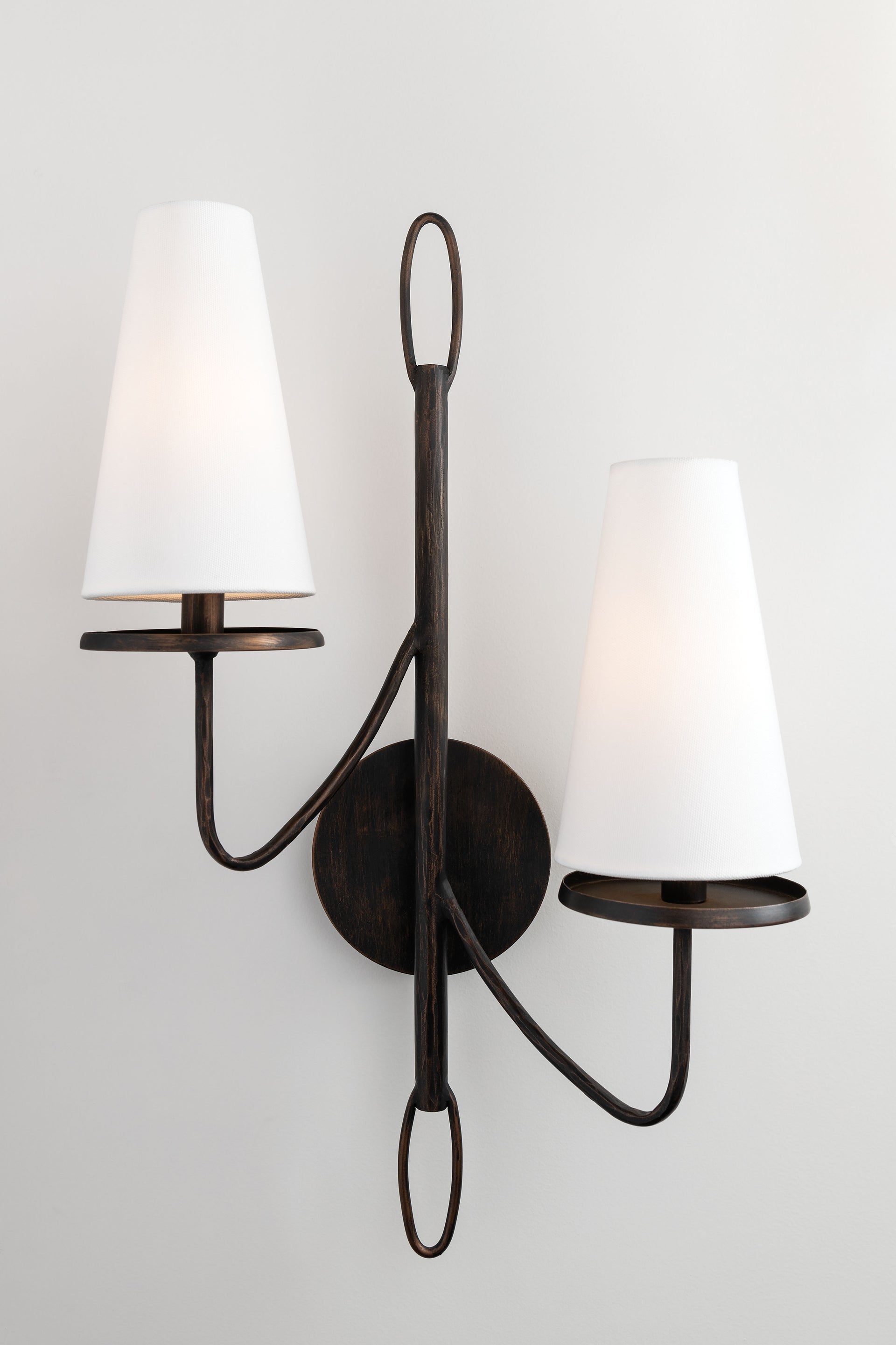 Marcus Double Wall Sconce in Bronze