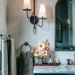 Marcus Double Wall Sconce in Bronze