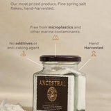 Natural Spring Salt, Fleur de Sel Flakes
