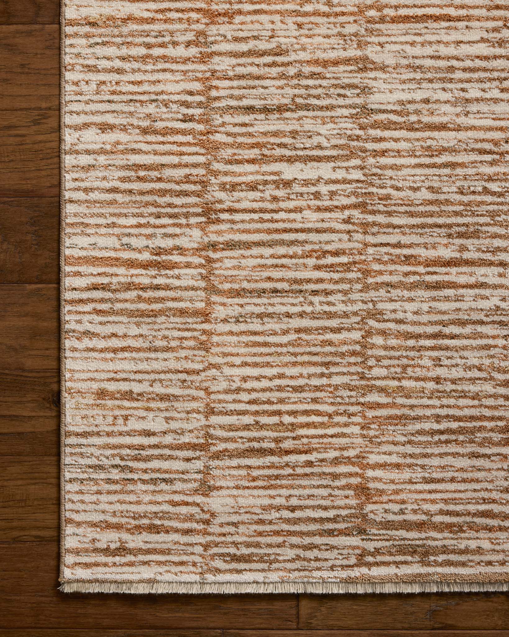 Loloi II Nellie Terracotta / Ivory Rug White Cliff Studio Area Rugs