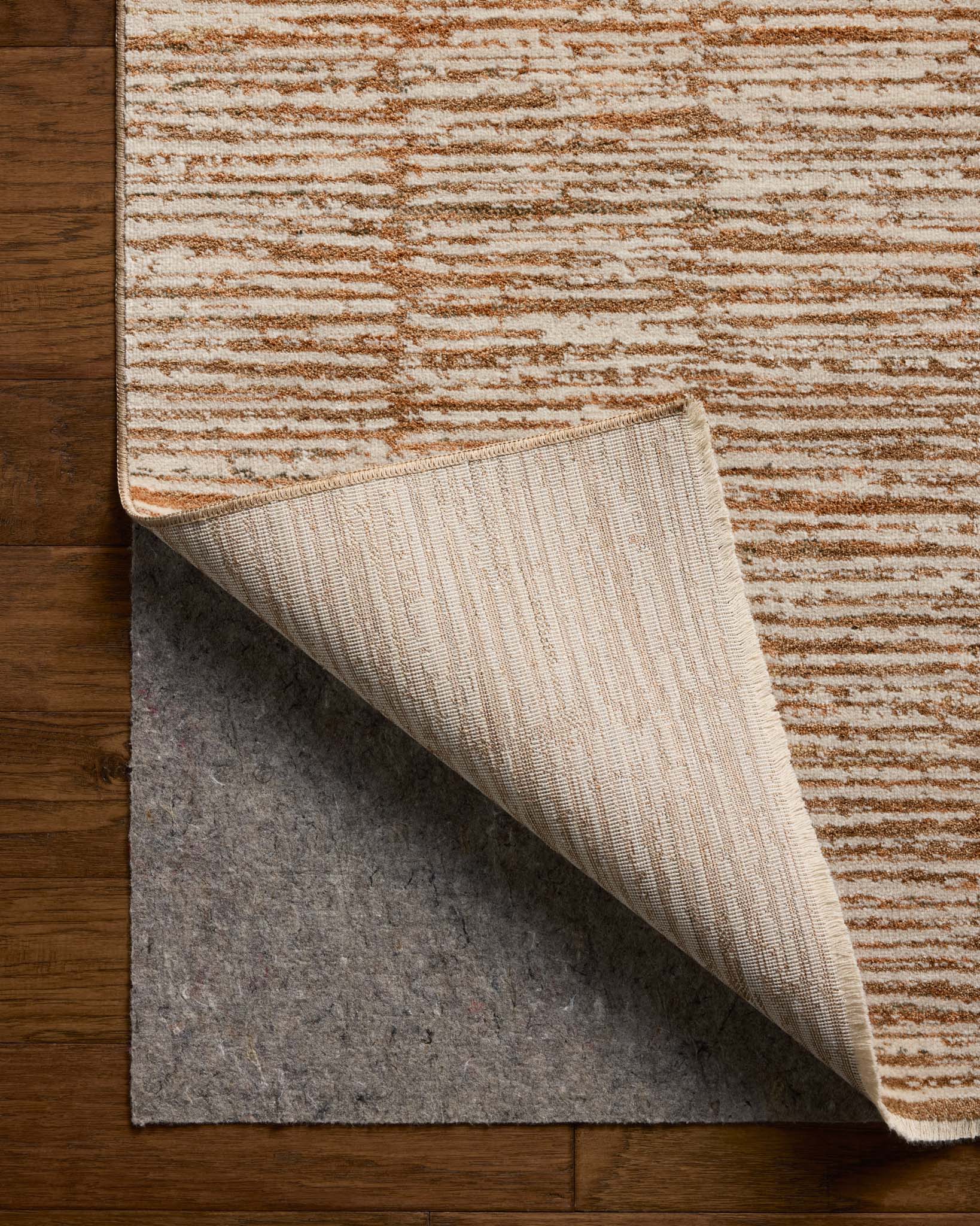 Loloi II Nellie Terracotta / Ivory Rug White Cliff Studio Area Rugs