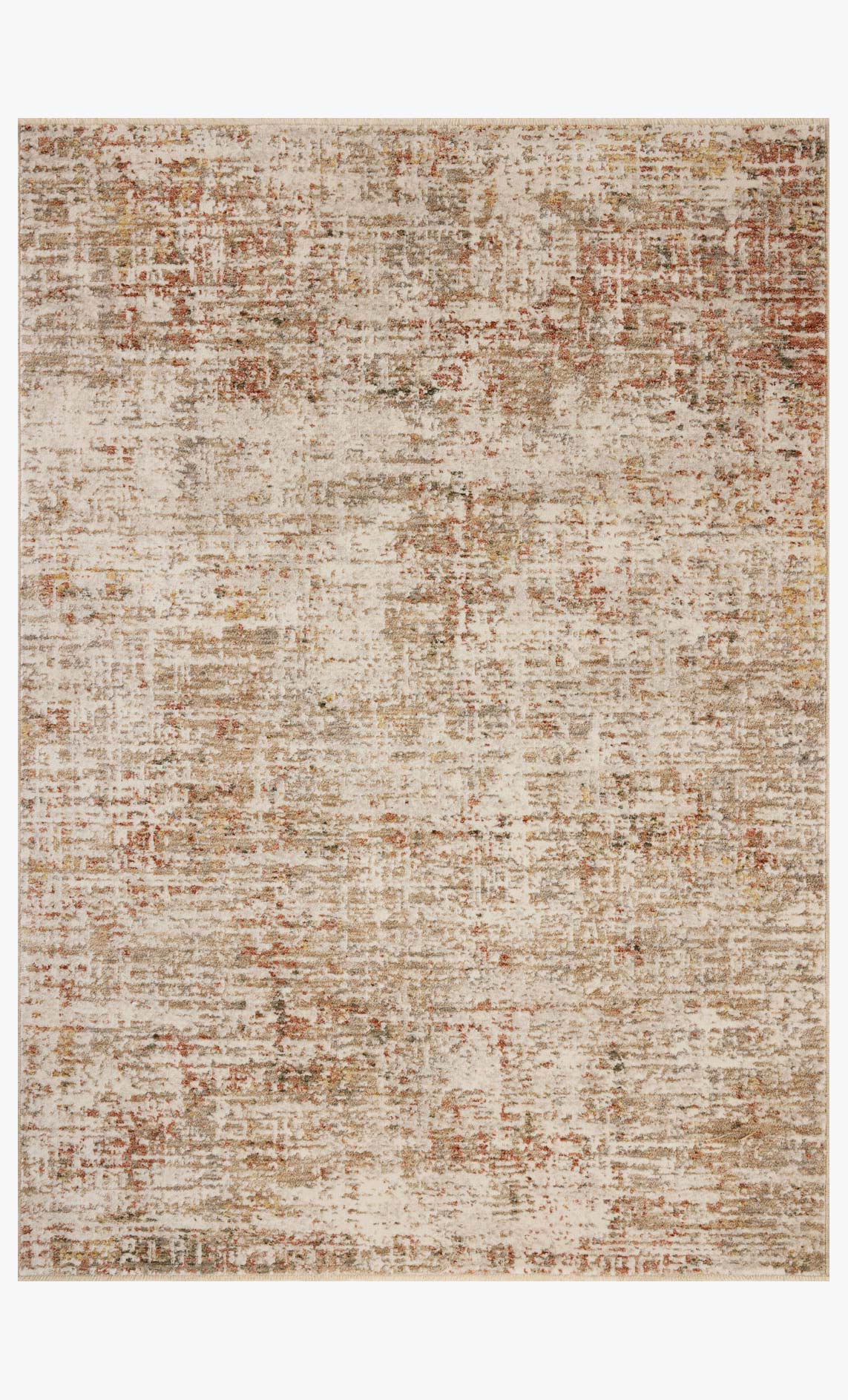 Loloi II Nellie Natural / Sunset Rug White Cliff Studio Area Rugs