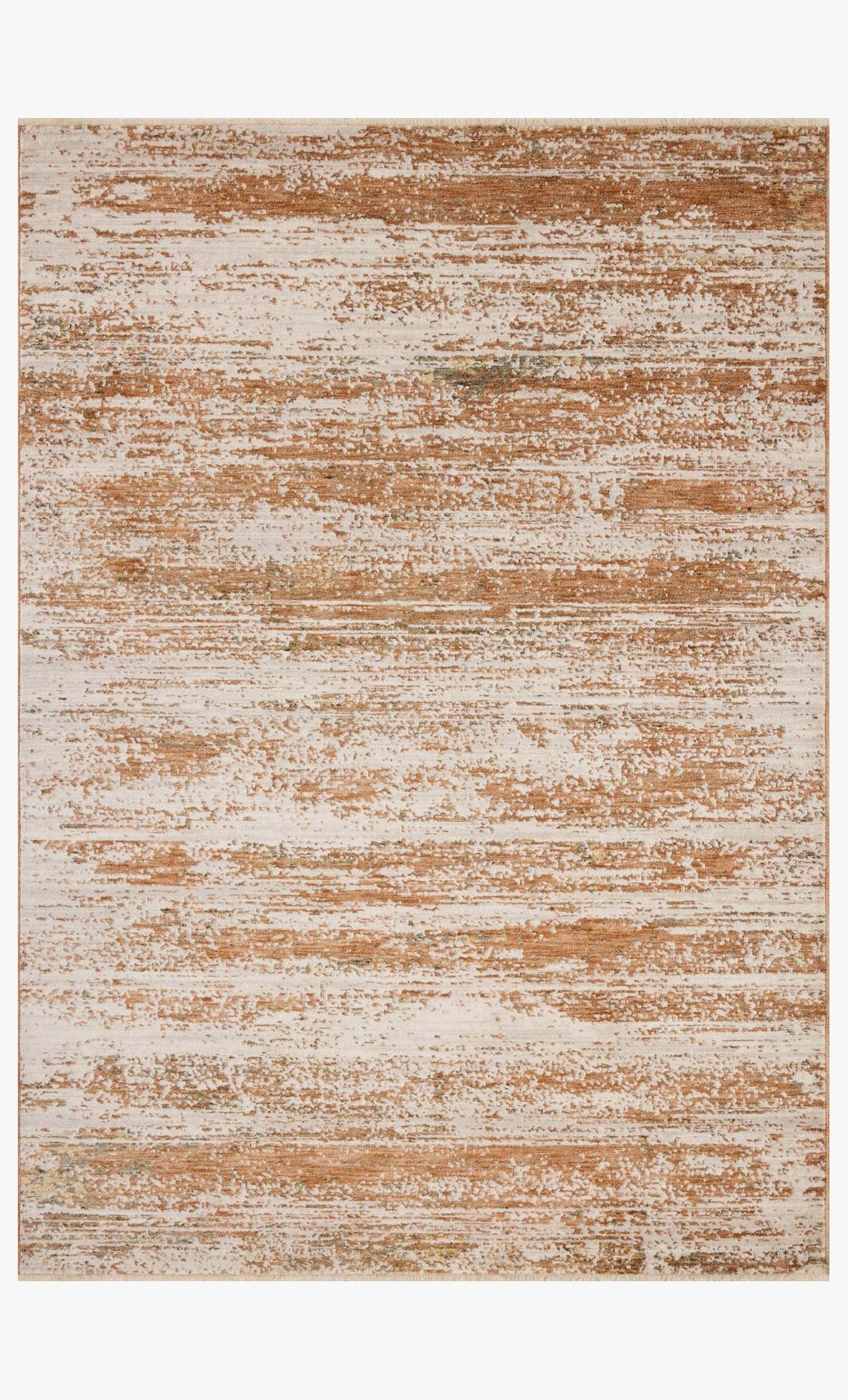 Loloi II Nellie Copper / Pebble Rug White Cliff Studio Area Rugs