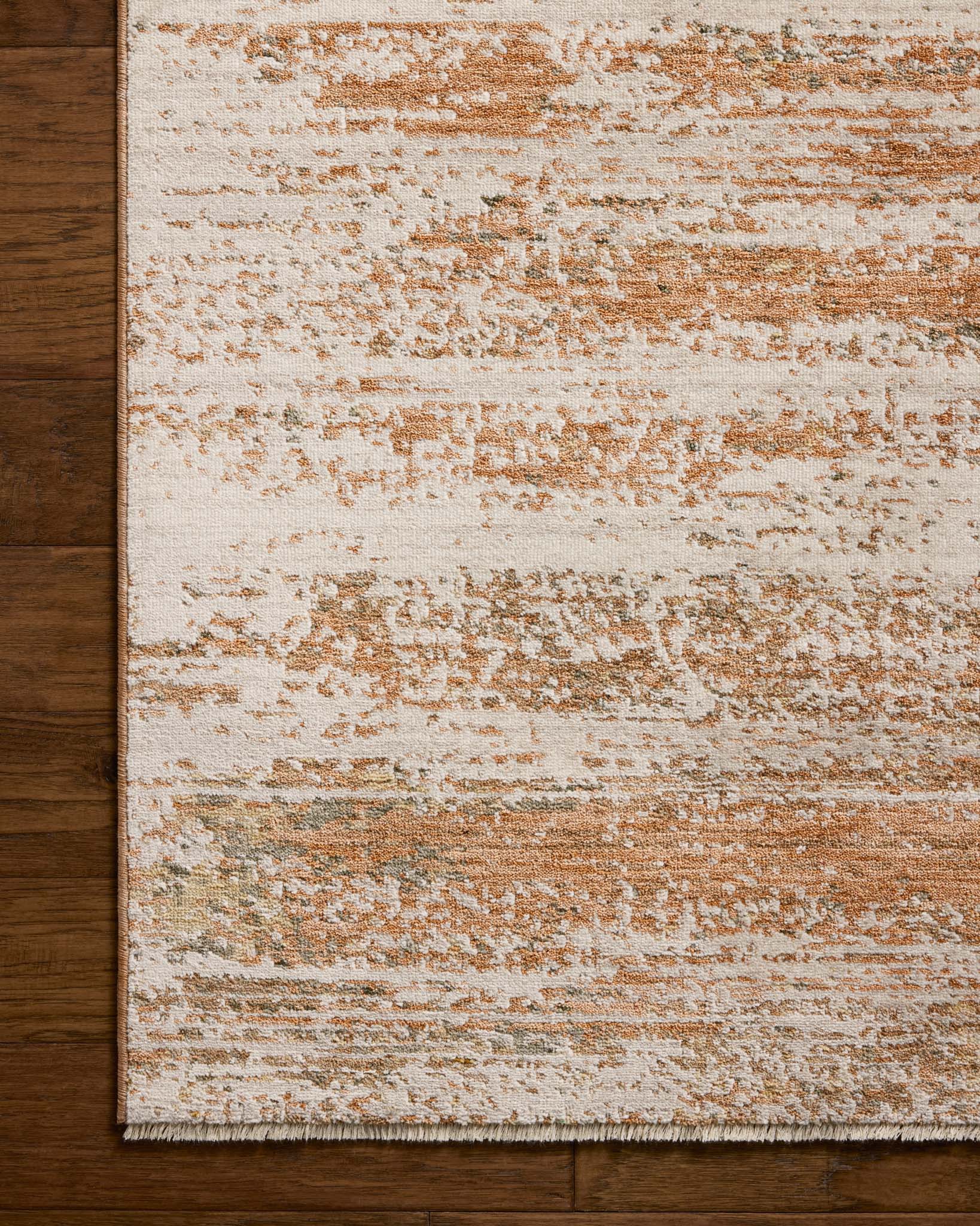 Loloi II Nellie Copper / Pebble Rug White Cliff Studio Area Rugs
