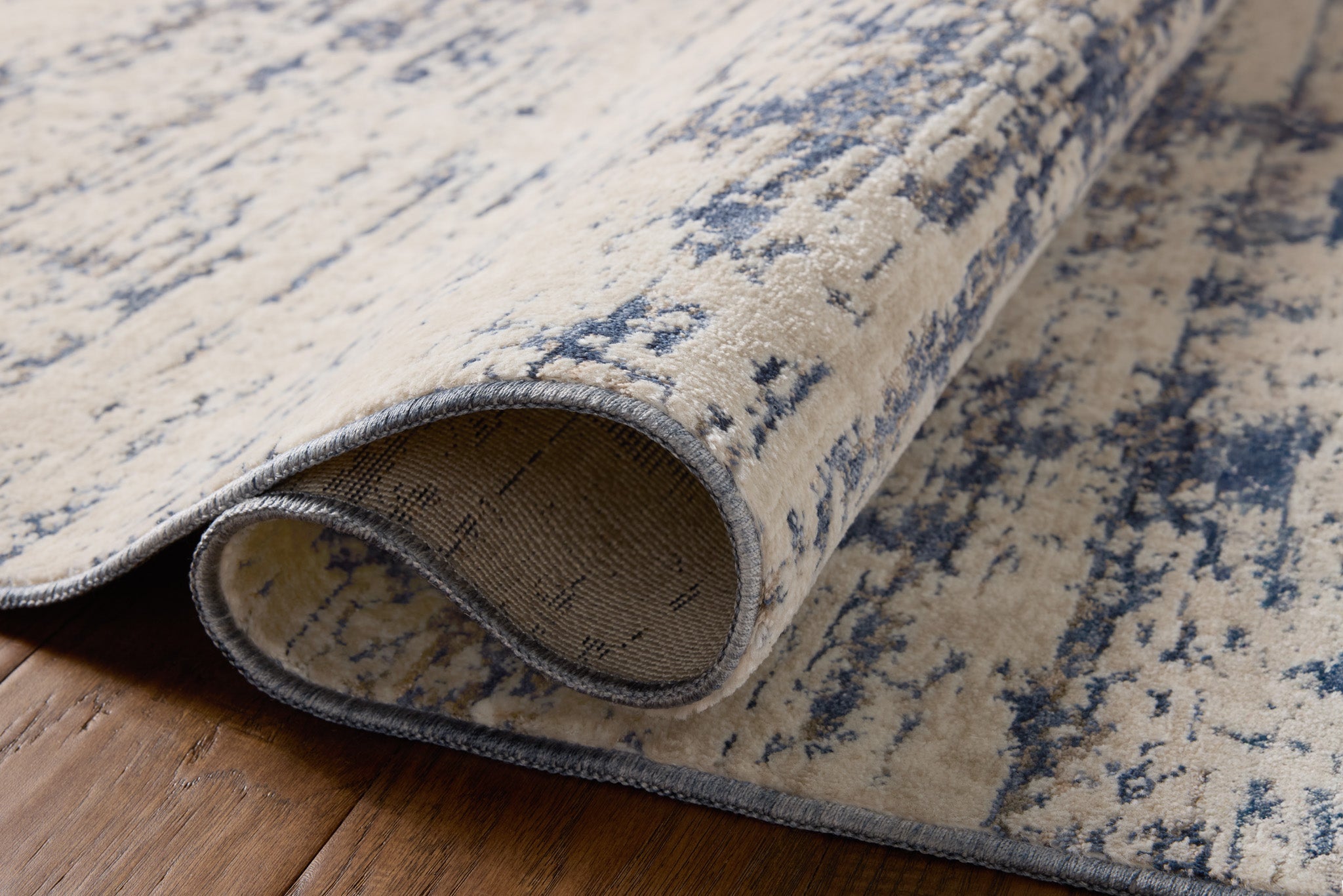 Loloi II Nellie Dove / Blue Rug White Cliff Studio Area Rugs