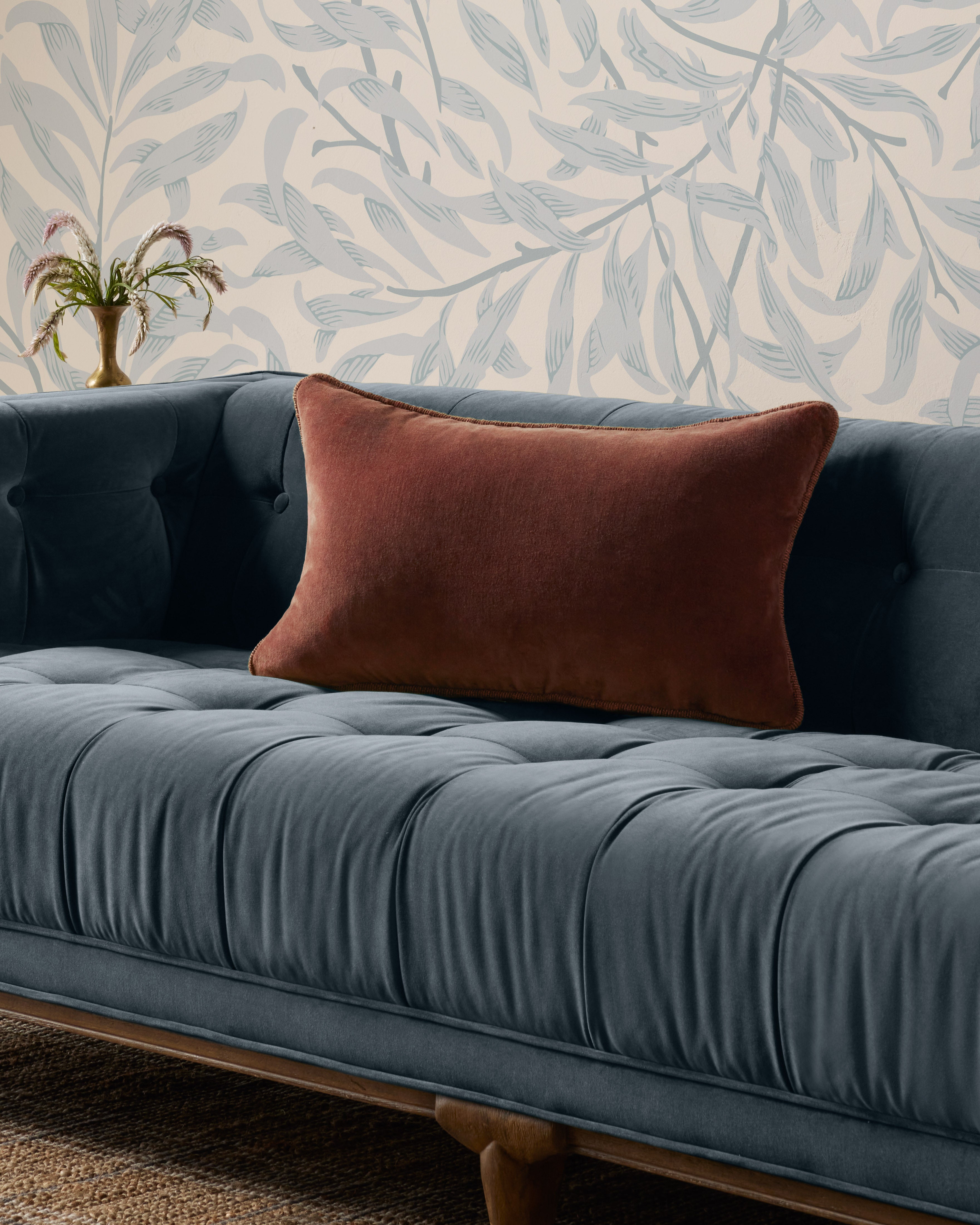 Chris Loves Julia x Loloi Liza Cinnamon Pillow - Image 3