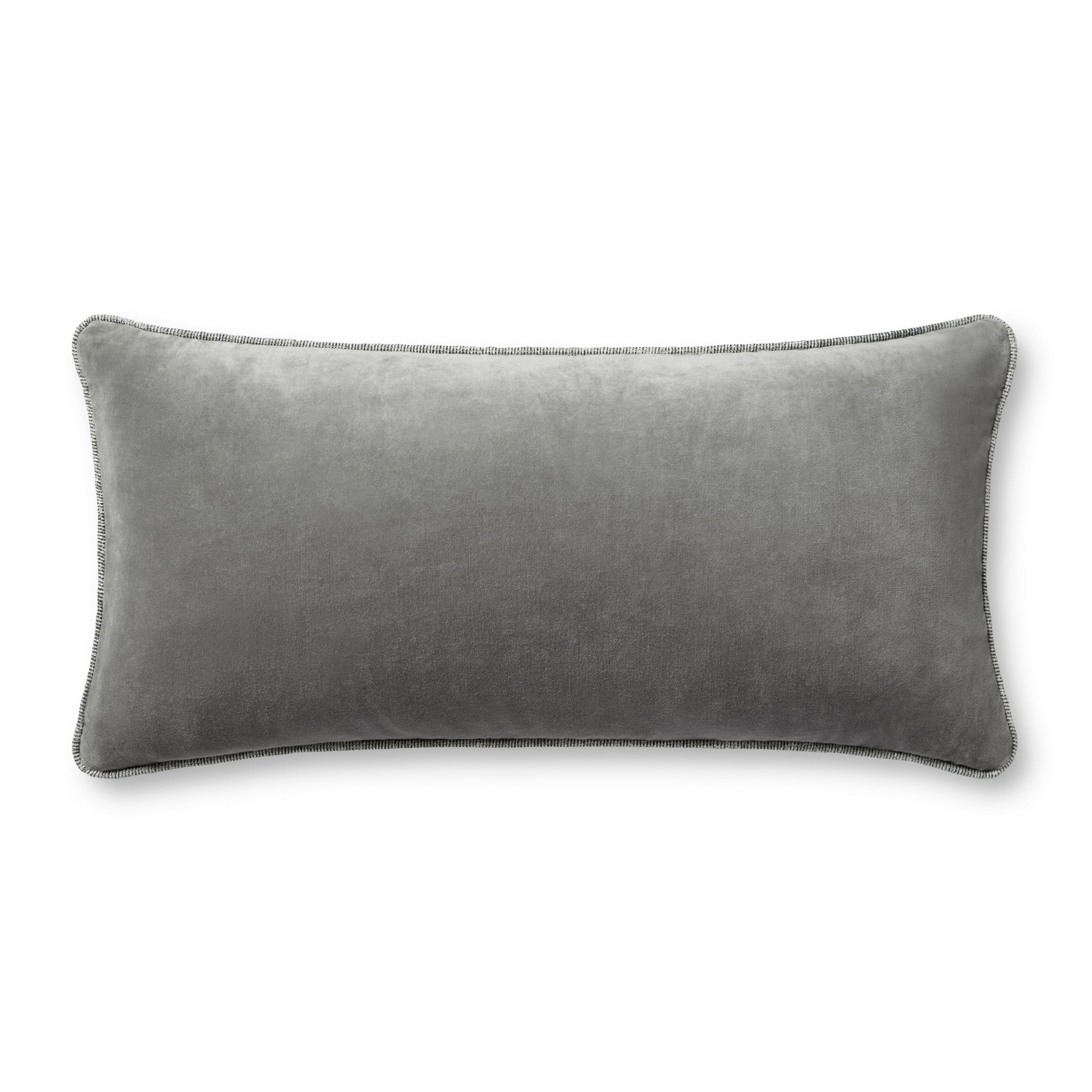 Chris Loves Julia x Loloi Liza Grey Pillow