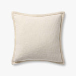 Loloi PLL0109 Ivory Pillow White Cliff Studio Throw Pillows