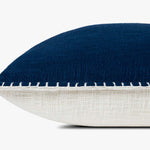 Loloi PLL0109 Navy Pillow White Cliff Studio Throw Pillows