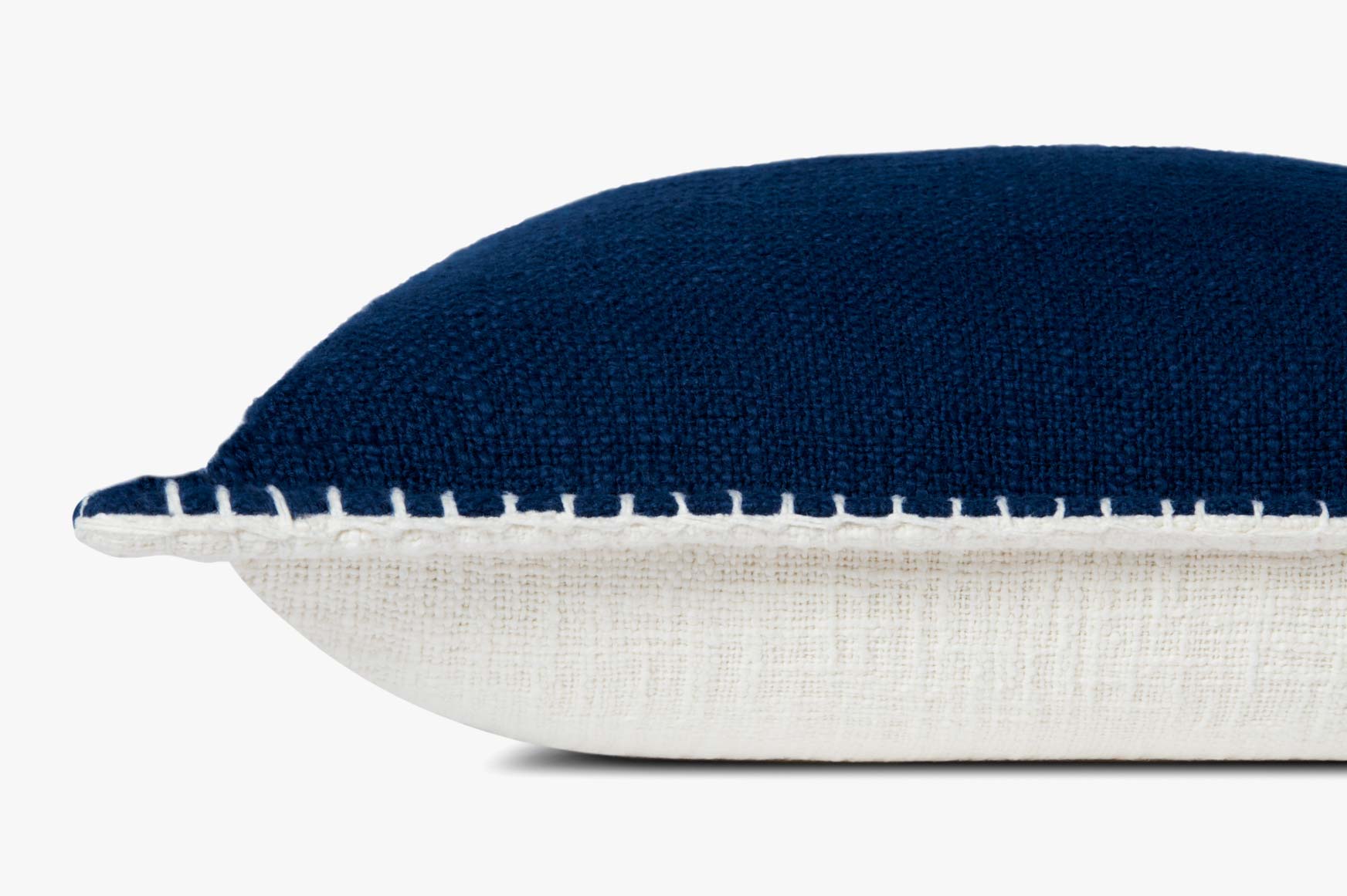 Loloi PLL0109 Navy Pillow White Cliff Studio Throw Pillows
