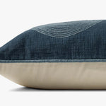 Brigette Romanek x Loloi NOT NAMED Brigette Romanek PBR0004 Navy / Blue Pillow White Cliff Studio Throw Pillows