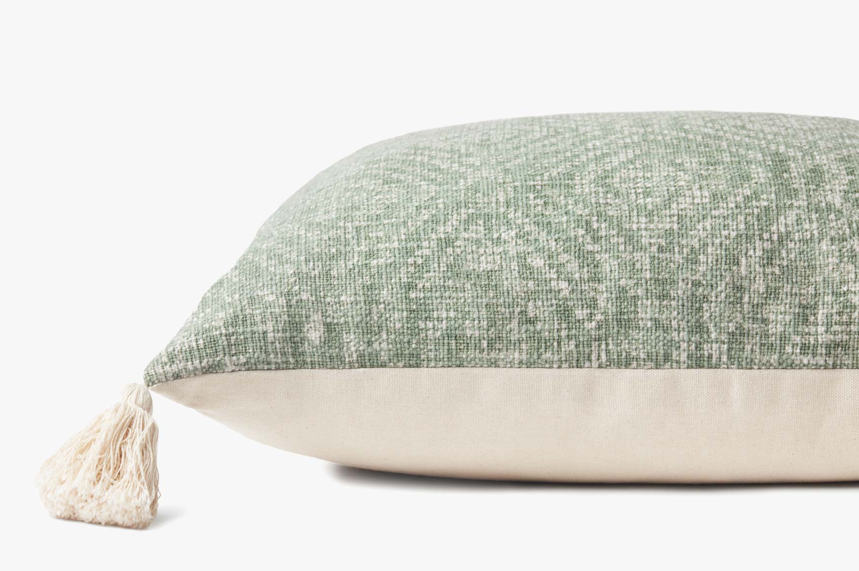 Loloi P0621 Green Pillow White Cliff Studio Throw Pillows