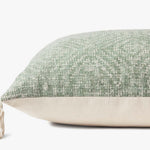 Loloi P0621 Green Pillow White Cliff Studio Throw Pillows