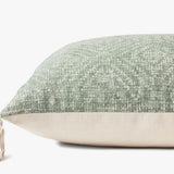 Loloi P0621 Green Pillow White Cliff Studio Throw Pillows