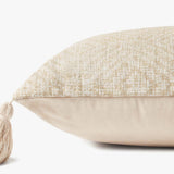 Loloi P0621 Ivory Pillow White Cliff Studio Throw Pillows