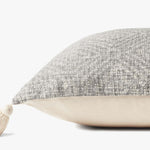 Loloi P0621 Lt Grey Pillow White Cliff Studio Throw Pillows