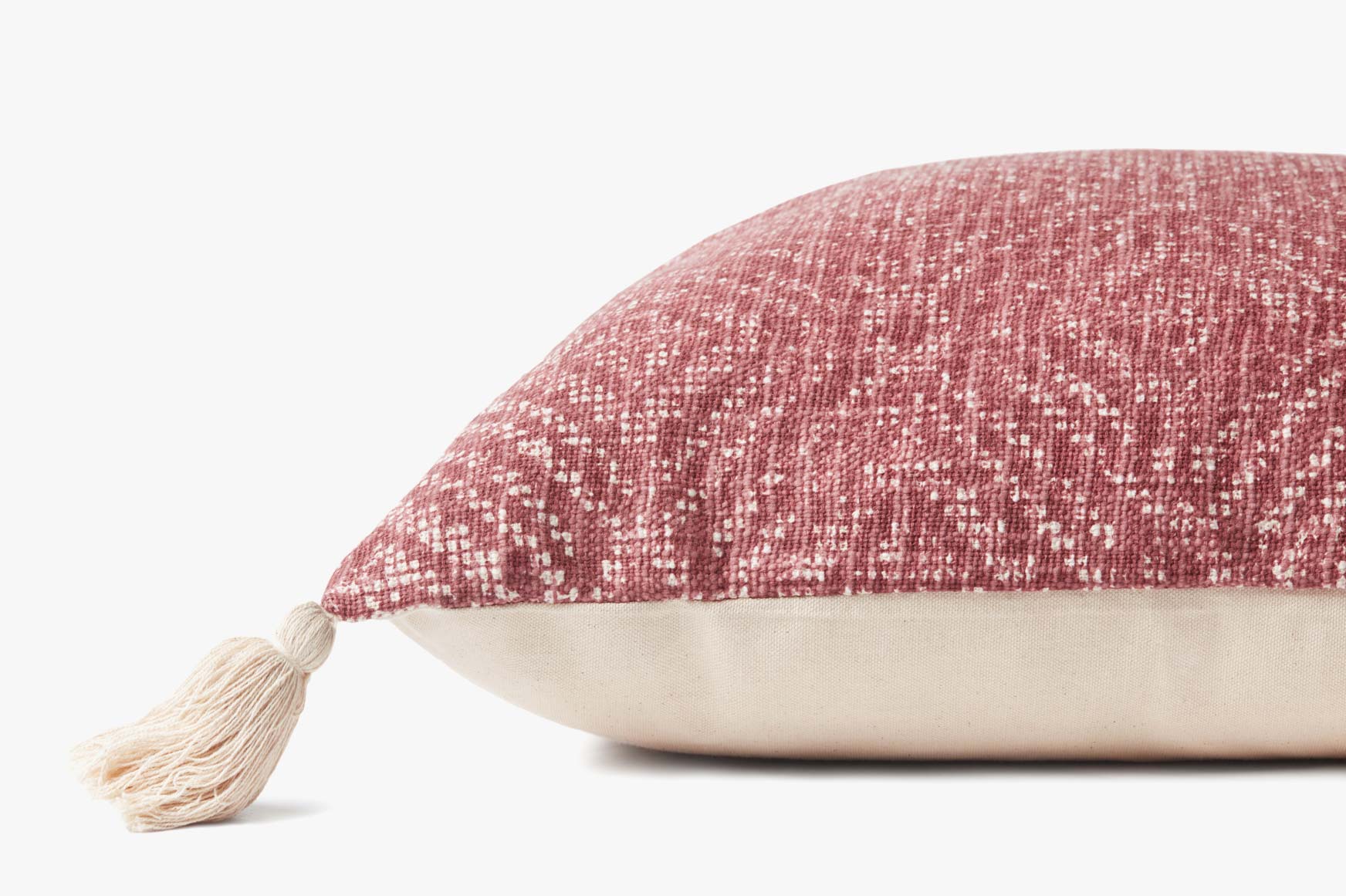 Loloi P0621 Red Pillow White Cliff Studio Throw Pillows