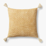 Loloi P0621 Yellow Pillow White Cliff Studio Throw Pillows