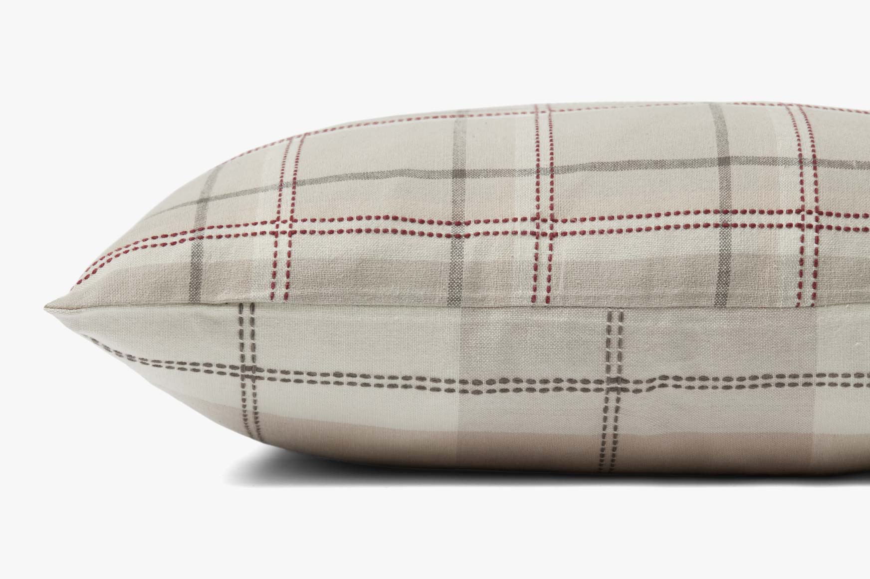 Chris Loves Julia x Loloi Teddy Beige / Multi Pillow White Cliff Studio Throw Pillows