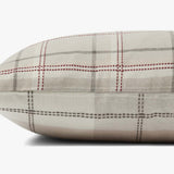 Chris Loves Julia x Loloi Teddy Beige / Multi Pillow White Cliff Studio Throw Pillows