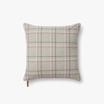 Chris Loves Julia x Loloi Teddy Beige / Multi Pillow White Cliff Studio Throw Pillows