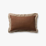Loloi Pll0196 Brown Pillow White Cliff Studio Throw Pillows