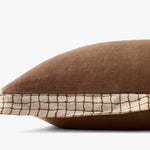 Loloi Pll0196 Brown Pillow White Cliff Studio Throw Pillows