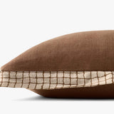 Loloi Pll0196 Brown Pillow White Cliff Studio Throw Pillows