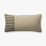 Loloi PLL0198 Green Pillow White Cliff Studio Throw Pillows