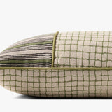 Loloi PLL0198 Green Pillow White Cliff Studio Throw Pillows