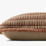 Loloi Pll0202 Natural / Rust Pillow White Cliff Studio Throw Pillows