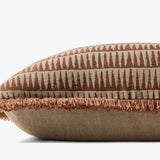Loloi Pll0202 Natural / Rust Pillow White Cliff Studio Throw Pillows