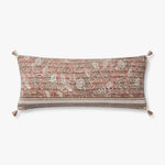 Loloi PLL0112 Rose / Ivory Pillow White Cliff Studio Throw Pillows