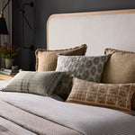 Loloi PLL0113 Sage / Ivory Pillow White Cliff Studio Throw Pillows