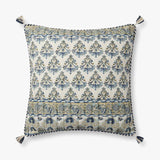 Loloi PLL0114 Blue / Multi Pillow White Cliff Studio Throw Pillows