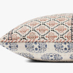 Loloi PLL0115 Pink / Multi Pillow White Cliff Studio Throw Pillows