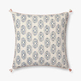 Loloi PLL0115 Pink / Multi Pillow White Cliff Studio Throw Pillows