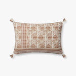Loloi PLL0117 Blush / Ivory Pillow White Cliff Studio Throw Pillows