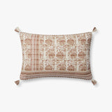 Loloi PLL0117 Blush / Ivory Pillow White Cliff Studio Throw Pillows