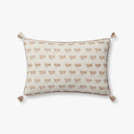 Loloi PLL0117 Blush / Ivory Pillow White Cliff Studio Throw Pillows