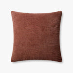 Loloi PLL0097 Copper Pillow White Cliff Studio Throw Pillows
