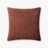 Loloi PLL0097 Copper Pillow White Cliff Studio Throw Pillows
